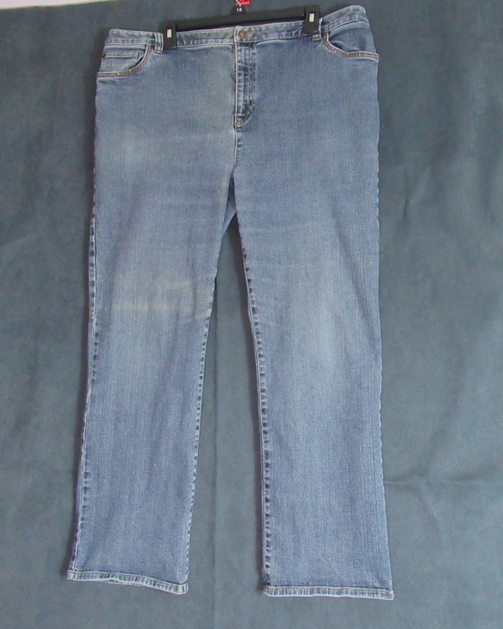 Vintage Casual Corner ANNEX Jeans Womens 20W Blue Denim Straight Stretch Momcore